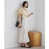 チューリップスリーブジャガードスキッパーブラウス | VIS | 詳細画像7