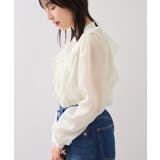 シアーラッフルブラウス/イージーケア | VIS | 詳細画像6