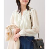 シアーラッフルブラウス/イージーケア | VIS | 詳細画像7