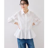 ヘムデザインフレアシャツ/イージーケア | VIS | 詳細画像12