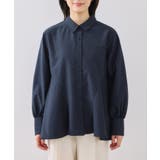 ヘムデザインフレアシャツ/イージーケア | VIS | 詳細画像18