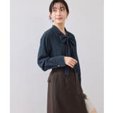 ランダムピンタックボウタイブラウス | VIS | 詳細画像12