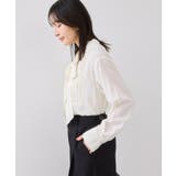 ランダムピンタックボウタイブラウス | VIS | 詳細画像2