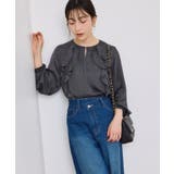 割線フリルブラウス/イージーケア | VIS | 詳細画像17