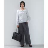 オフショルライクロングスリーブブラウス/イージーケア | VIS | 詳細画像15