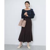 オフショルライクロングスリーブブラウス/イージーケア | VIS | 詳細画像22