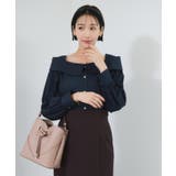 オフショルライクロングスリーブブラウス/イージーケア | VIS | 詳細画像23