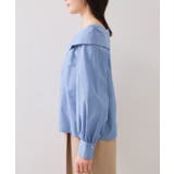 オフショルライクロングスリーブブラウス/イージーケア | VIS | 詳細画像25