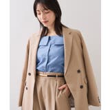 オフショルライクロングスリーブブラウス/イージーケア | VIS | 詳細画像7