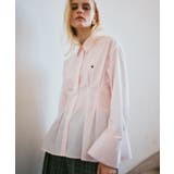 ピンク(63) | 【POLOBCS】VIS別注ウエストタックフレアシャツ | VIS 