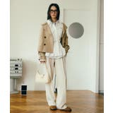 【POLO BCS】VIS別注ベルト付きウエストタックシャツブラウス | VIS  | 詳細画像2 