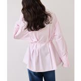 【POLO BCS】VIS別注ベルト付きウエストタックシャツブラウス | VIS  | 詳細画像20 