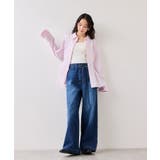 【POLO BCS】VIS別注ベルト付きウエストタックシャツブラウス | VIS  | 詳細画像21 