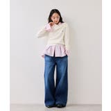 【POLO BCS】VIS別注ベルト付きウエストタックシャツブラウス | VIS  | 詳細画像22 