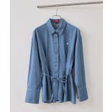 【POLO BCS】VIS別注ベルト付きウエストタックシャツブラウス | VIS  | 詳細画像25 