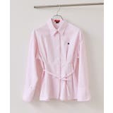 【POLO BCS】VIS別注ベルト付きウエストタックシャツブラウス | VIS  | 詳細画像26 