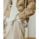 【POLO BCS】VIS別注ベルト付きウエストタックシャツブラウス | VIS  | 詳細画像3 