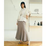 【POLO BCS】VIS別注ベルト付きウエストタックシャツブラウス | VIS  | 詳細画像5 