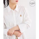 ホワイト系(11) | 【POLO BCS】VIS別注ベルト付きウエストタックシャツブラウス | VIS 