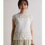 【WEB限定】【キャミSET】3Dレースブラウス | VIS | 詳細画像9