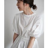 ホワイト(10) | 【ドラマ着用】【WEB限定】【前後2WAY】ボリューム袖チュニック | VIS 