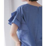 【WEB限定】袖フリルアソート柄半袖ブラウス【洗える】 | VIS  | 詳細画像12 