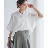 【WEB限定】バックシャンスキッパーブラウス | VIS  | 詳細画像2 