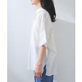 【WEB限定】バックシャンスキッパーブラウス | VIS  | 詳細画像20 