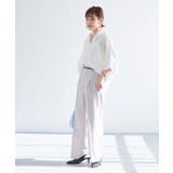 【WEB限定】バックシャンスキッパーブラウス | VIS  | 詳細画像34 