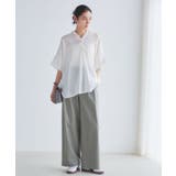 【WEB限定】バックシャンスキッパーブラウス | VIS  | 詳細画像5 