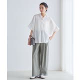 【WEB限定】バックシャンスキッパーブラウス | VIS  | 詳細画像6 