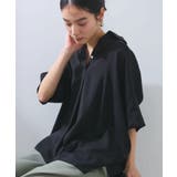 ブラック(01) | 【WEB限定】バックシャンスキッパーブラウス | VIS 