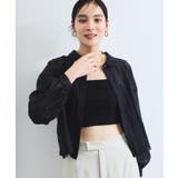 【WEB限定】花柄刺繍シャイニーシアーシャツ | VIS  | 詳細画像9 