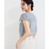 【WEB限定】【2WAY】リボンモチーフフリルブラウス | VIS | 詳細画像33