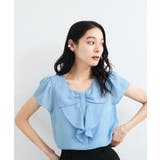 【WEB限定】【2WAY】リボンモチーフフリルブラウス | VIS | 詳細画像8