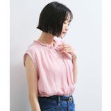 【WEB限定】割繊釦ネックフリルブラウス | VIS | 詳細画像11