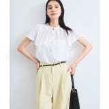 【接触冷感】エステルローンソフトタッチギャザーブラウス/通勤対応【WEB限定】 | VIS  | 詳細画像11 