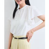 【接触冷感】エステルローンソフトタッチギャザーブラウス/通勤対応【WEB限定】 | VIS  | 詳細画像12 