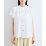 【接触冷感】エステルローンソフトタッチギャザーブラウス/通勤対応【WEB限定】 | VIS  | 詳細画像13 