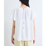 【接触冷感】エステルローンソフトタッチギャザーブラウス/通勤対応【WEB限定】 | VIS  | 詳細画像21 