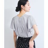 【接触冷感】エステルローンソフトタッチギャザーブラウス/通勤対応【WEB限定】 | VIS  | 詳細画像5 