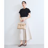 【接触冷感】エステルローンソフトタッチギャザーブラウス/通勤対応【WEB限定】 | VIS  | 詳細画像6 