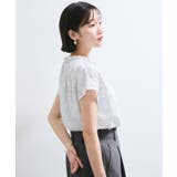 【WEB限定】ドットフリルネックブラウス/通勤対応 | VIS | 詳細画像11