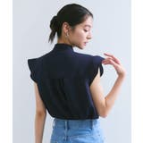 【WEB限定】【防シワ】フリルフレンチボウタイブラウス/通勤対応 | VIS | 詳細画像11