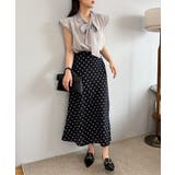 【WEB限定】【防シワ】フリルフレンチボウタイブラウス/通勤対応 | VIS | 詳細画像31