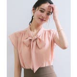 【WEB限定】【防シワ】フリルフレンチボウタイブラウス/通勤対応 | VIS | 詳細画像6