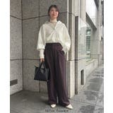 【WEB限定】スキッパーワイドスリーブシャツ/通勤対応 | VIS  | 詳細画像19 