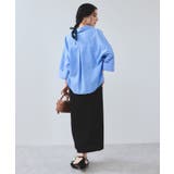 【WEB限定】スキッパーワイドスリーブシャツ/通勤対応 | VIS  | 詳細画像22 