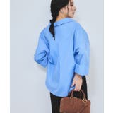 【WEB限定】スキッパーワイドスリーブシャツ/通勤対応 | VIS  | 詳細画像25 