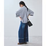 【WEB限定】スキッパーワイドスリーブシャツ/通勤対応 | VIS  | 詳細画像3 